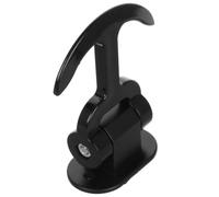 Black Triangle Tow Hook ABS Decorative Bumper Accessory for Suvs | Sporty Racing Style, Weather Resistant Finish, DIY Vehicle Modification Detail, Front Bumper Fit