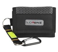Black Trifold Sports Wallet Lorenz Rippa Wallet with Belt Hook for Men & Women Secure & Durable Everyday Carry