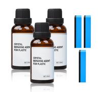 Black Trim Restorer Kit - 2026 Car Cleaning Products, Bumper & Leather Polish, Scratch Remover for Plastic & Vinyl, 3PCS Renovation Coating, Easy Application & Long-Lasting Shine