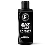 Black Trim Restorer - Restores Factory Black to Plastic Trim - Protects Against Uv Rays - Unique Dye-Infused Formula Lasts 6+ Months - Helps Conceal Scratches & Scuff Marks - Works in Seconds