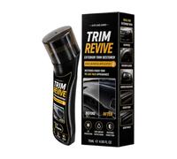 Black Trim Restorer, Vehicle Exterior Care, 75ml Refurbishing Liquid with Sturdy Layer, Mirror Utility with Refined Texture, 1 Bottle Set, Automotive Category, Detailing Aid for Mechanics Drivers