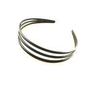 Black Triple Row Plastic Alice Band IN7859