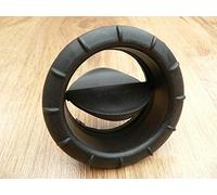 Black truma air flow outlet vent with adjustable throttle for 65mm pipe