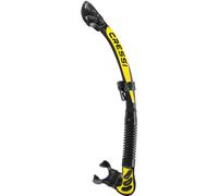 (Black/Tube Black Yellow) Cressi Alpha Ultra Dry Snorkel