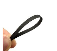 Black Turntable Belt Replacement - Rubber Record Player Drive Belt, 5mm Width, 165-310mm Length(Fold Length 175mm)