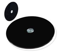 Black Turntable for Dining Table 28" Rotating Serving Tray Perfect for Food Sharing Elegant Display Durable and Easy to Clean Ideal for Family Dinners and Gatherings