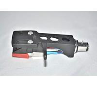Black Turntable Headshell Mount with cartridge for Technics SL 120, SL 110, SL1300, SL1310, SL1350, SL1400, SL1410, SL1500, SL1510, SL1650, SL1900, SL1950, SL2000, SL3310 Turntables