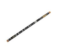 Black two section white copper F tone bitter flute for beginners three tones optional Professional Bamboo Flute(D)