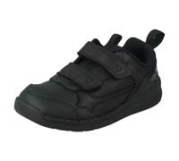 (Black, UK 10 Child) Boys Clarks Hook & Loop Casual Trainers Orbit Sprint