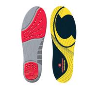 (Black, UK 11-12.5) Sorbothane Double Strike Shock Stopper Cushioned Adult Shoe Insole