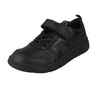 (Black, UK 12.5 Child) Boys Clarks School Shoes Encode Bright