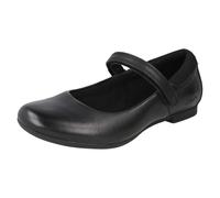 (Black, UK 13.5 Child) Girls Clarks Formal School Shoes Scala Dawn - G Fit