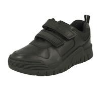 (Black, UK 13 Child) Boys Clarks Bumper Toe School Shoes Scooter Speed