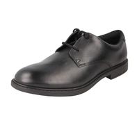 (Black, UK 3.5 Child) Boys Clarks Formal/School Shoes Scala Loop