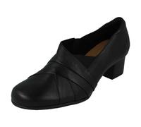 (Black, UK 3.5) Ladies Unstructured by Clarks Ankle Boots Un Damson Mid - E Fit