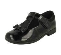 (Black, UK 3 Child) Boys Clarks Formal/School Shoes Scala Loop
