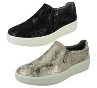 (Black, UK 4.5) Ladies Clarks Casual Shoes Layton Step