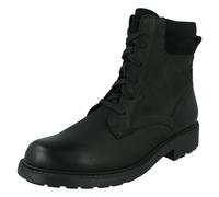 (Black, UK 4.5) Ladies Clarks Lace Up Detailed Ankle Boots - Orinoco2 Spice
