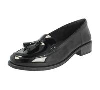 Clarks Havisham Edge Loafer Black Patent Loafers,slip Ons Black