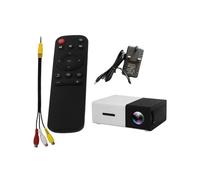 (Black UK) 4k Projector Mini Home Theatre Cinema Smart Tv Uk Led Projector Multimedia