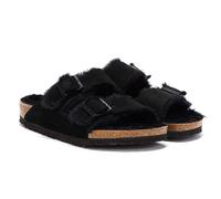 (Black, UK 5.5) Birkenstock Arizona Fur Black Sandals