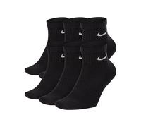 ( Black, UK-5-8 / EU-38-42 / M) Nike SX7669 6 Pairs Dri-Fit Mens Ankle Socks