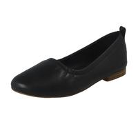 (Black, UK 5) Ladies Clarks Ballerina Flat Smart Shoes Fawna Soft - D Fit