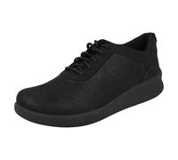 (Black, UK 5) Ladies Clarks Cloud Steppers Slip On Mule Shoes Sillian Free - E Fit