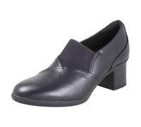 (Black, UK 5) Ladies Clarks Elasticated Panel Trouser Shoes - Shaya Tess