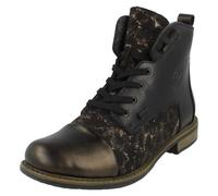 Rieker 'malton' Ankle Boots In Black Black 5