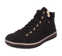 (Black, UK 5) Ladies Rieker-Tex Double Zip Ankle Boots Z4263