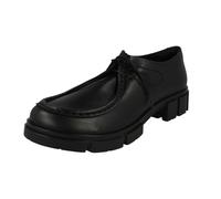 (Black, UK 6.5) Ladies Clarks Chunky Lace Up Shoe Teala Wally - D Fit