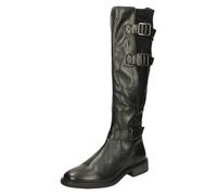 (Black, UK 6.5) Ladies Clarks Knee High Boots - Cologne Up