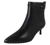 Clarks Ladies Clarks Smart Zip Fastening Heeled Ankle Boots Adela Up - Black - UK 6.5