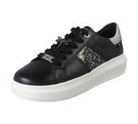 (Black, UK 6.5) Ladies Rieker Revolution Stone Chip Panel Platform Trainers W1202