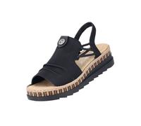 Rieker Antistress Womens Black Sandal - Size 6 - Black