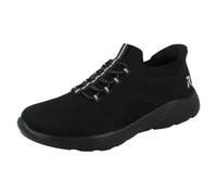 (Black, UK 6) Ladies Sport Rieker Ready2Go Slip On Vegan Trainers M5066