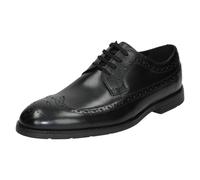 (Black, UK 7.5) Mens Clarks Formal Ankle Boots Ronnie Top - G Fit