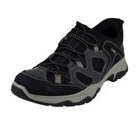 (Black, UK 7.5) Mens Rieker Ready2Go Casual Slip On Summer Trainers, B8350