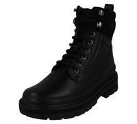 Clarks Girls Praguestyle K. Mid Calf Boot, Black Leather, 7 UK Child
