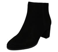 (Black, UK 7) Ladies Clarks Elegant Heeled Ankle Boots - Freva55 Zip