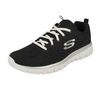 (Black, UK 7) Ladies Skechers Casual Trainer Get Connected
