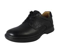 (Black, UK 8.5) Mens Clarks Formal Lace Up Removeable Insole Wide Fit Shoes Un Briley Pace - H Fit