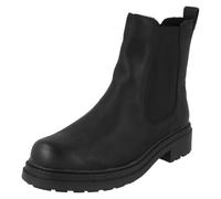 (Black, UK 8) Ladies Clarks Chunky Sole Chelsea Boots - Orinoco3 Top