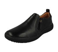 (Black, UK 8) Ladies Clarks Flat Everyday Shoes With Contour Cushion Insoles Nalle Lilac - E Fit