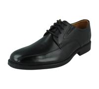 Clarks Men's Whiddon Pace Sneaker, Black Black Leather, 8 UK