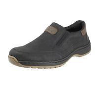 (Black, UK 8) Mens Rieker Extra Wide Fit Removable Insoles Casual Shoes 03365