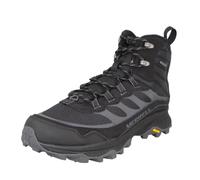 (Black, UK 9) Mens Merrell Grip Vibram Sole Waterproof Ankle Boots - Moab Speed Thermo Mid Wp