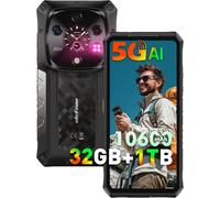 (Black) Ulefone Armor 28 Ultra , 5G AI Rugged Phone, 32GB 1TB/2TB Expansion