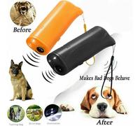 (Black) Ultrasonic Anti Barking Dog Repeller Train Control Device Bark Stop Trainer